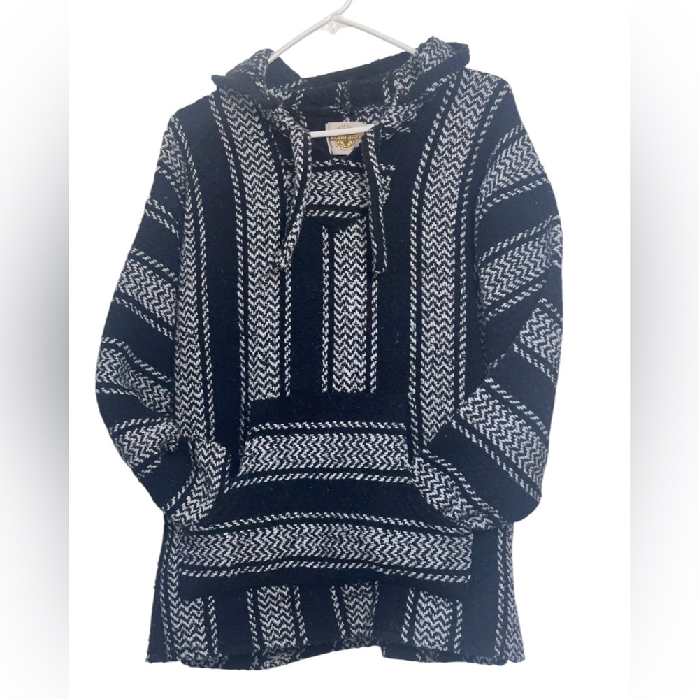 Earth Ragz unisex, Bahai Joe, eco friendly, Mexican hoodie. Size large GUC - Picture 6 of 9